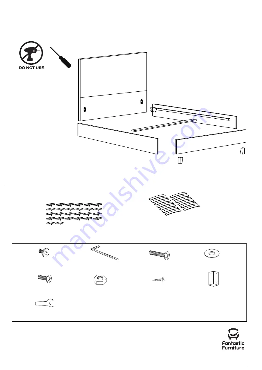 fantastic furniture Jervis Single Bed Скачать руководство пользователя страница 4