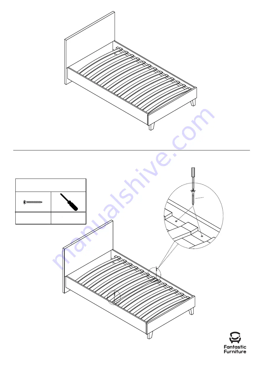 fantastic furniture Jervis Single Bed Manual Download Page 8