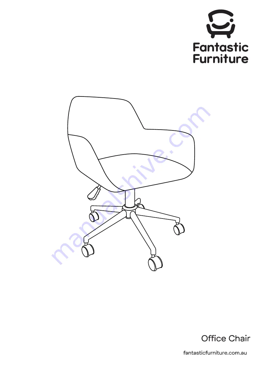 fantastic furniture KiKi Office Chair Manual Download Page 1