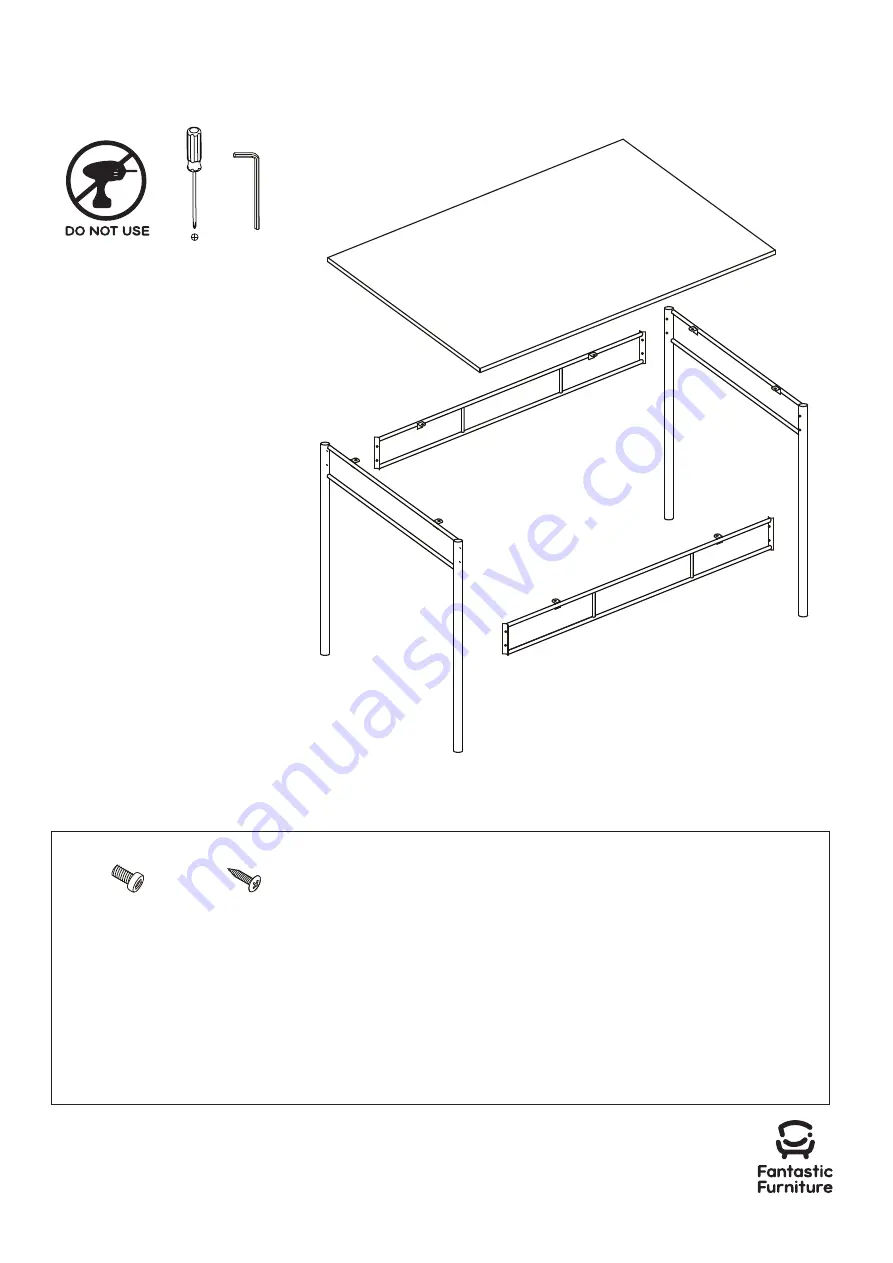 fantastic furniture KYE DINING SET D4 WALNUT Скачать руководство пользователя страница 4