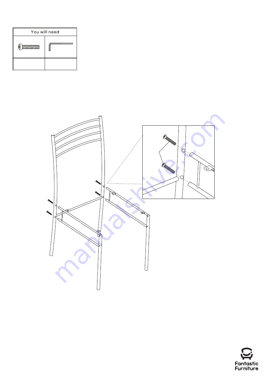 fantastic furniture KYE DINING SET D4 WALNUT Manual Download Page 9