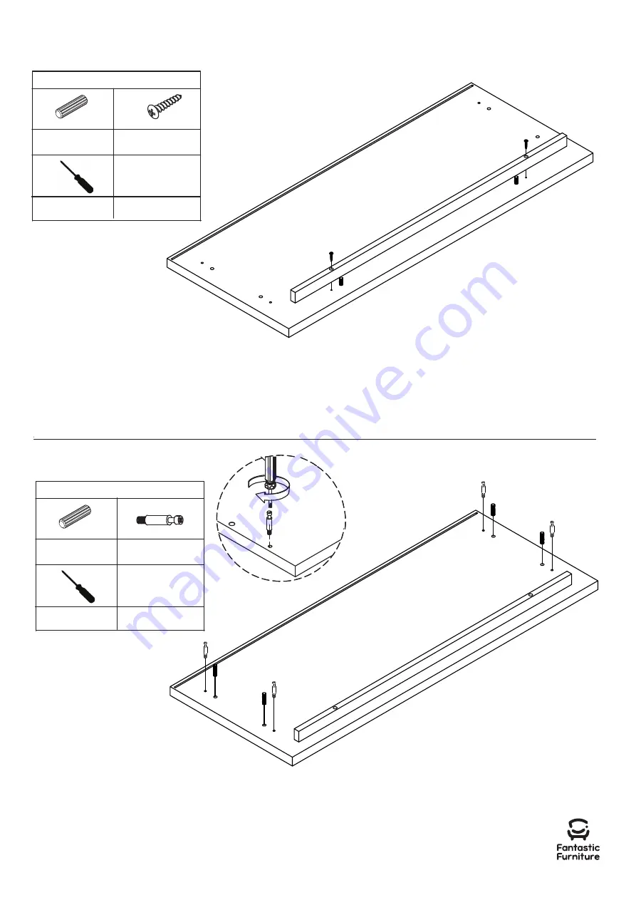 fantastic furniture Lunar Bedside 2 Drawer Скачать руководство пользователя страница 6