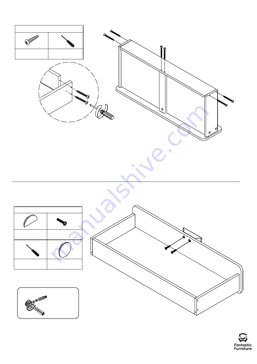 fantastic furniture Lunar Bedside 2 Drawer Скачать руководство пользователя страница 11