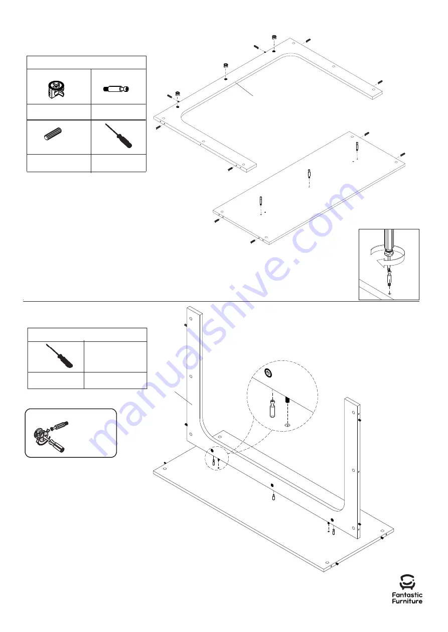 fantastic furniture Lunar King Single Loft Bunk Скачать руководство пользователя страница 8