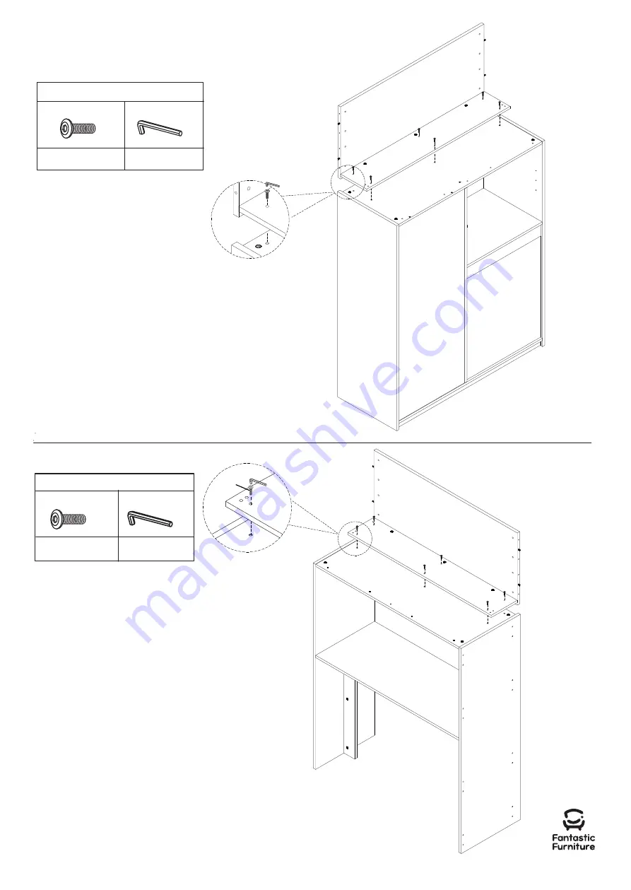 fantastic furniture Lunar King Single Loft Bunk Скачать руководство пользователя страница 22