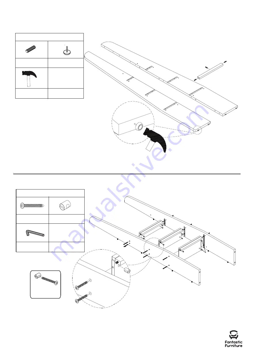 fantastic furniture Lunar King Single Loft Bunk Скачать руководство пользователя страница 27