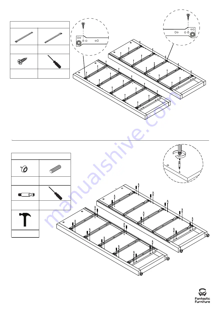 fantastic furniture Lunar Tallboy Assembly Instructions Manual Download Page 5