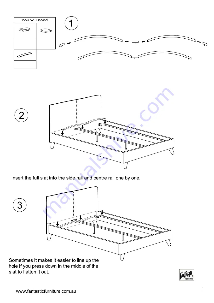 fantastic furniture Melody Queen Bed Скачать руководство пользователя страница 8