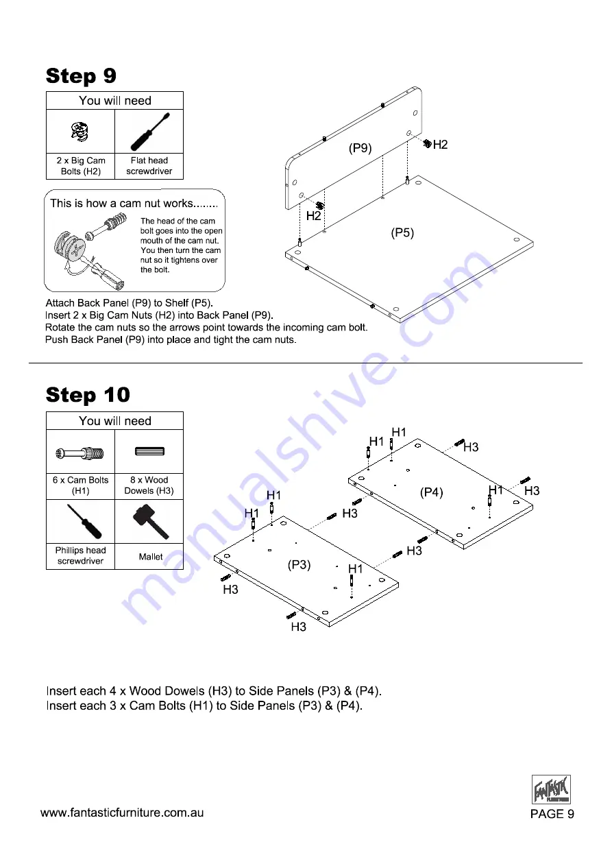 fantastic furniture Melody Queen Bed Скачать руководство пользователя страница 19