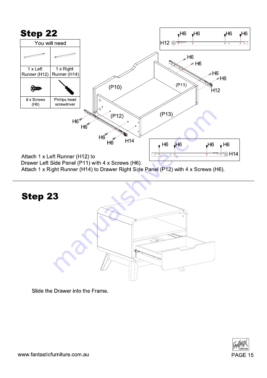 fantastic furniture Melody Queen Bed Скачать руководство пользователя страница 25