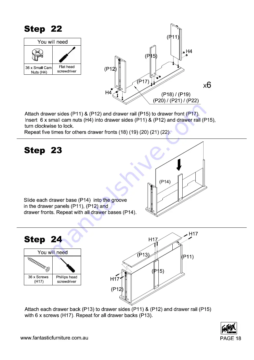 fantastic furniture Melody Queen Bed Скачать руководство пользователя страница 44