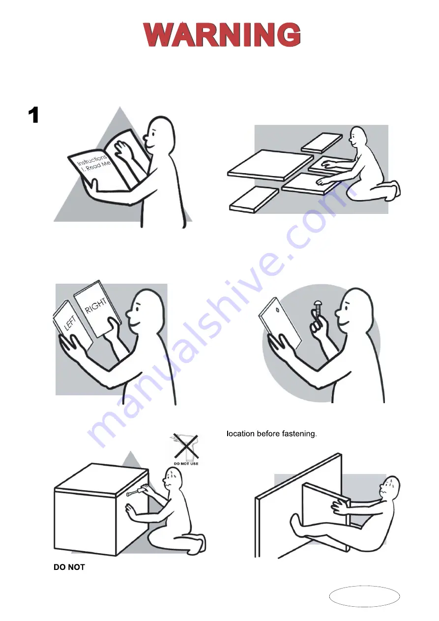 fantastic furniture MEMPHIS Assembly Instruction Manual Download Page 2