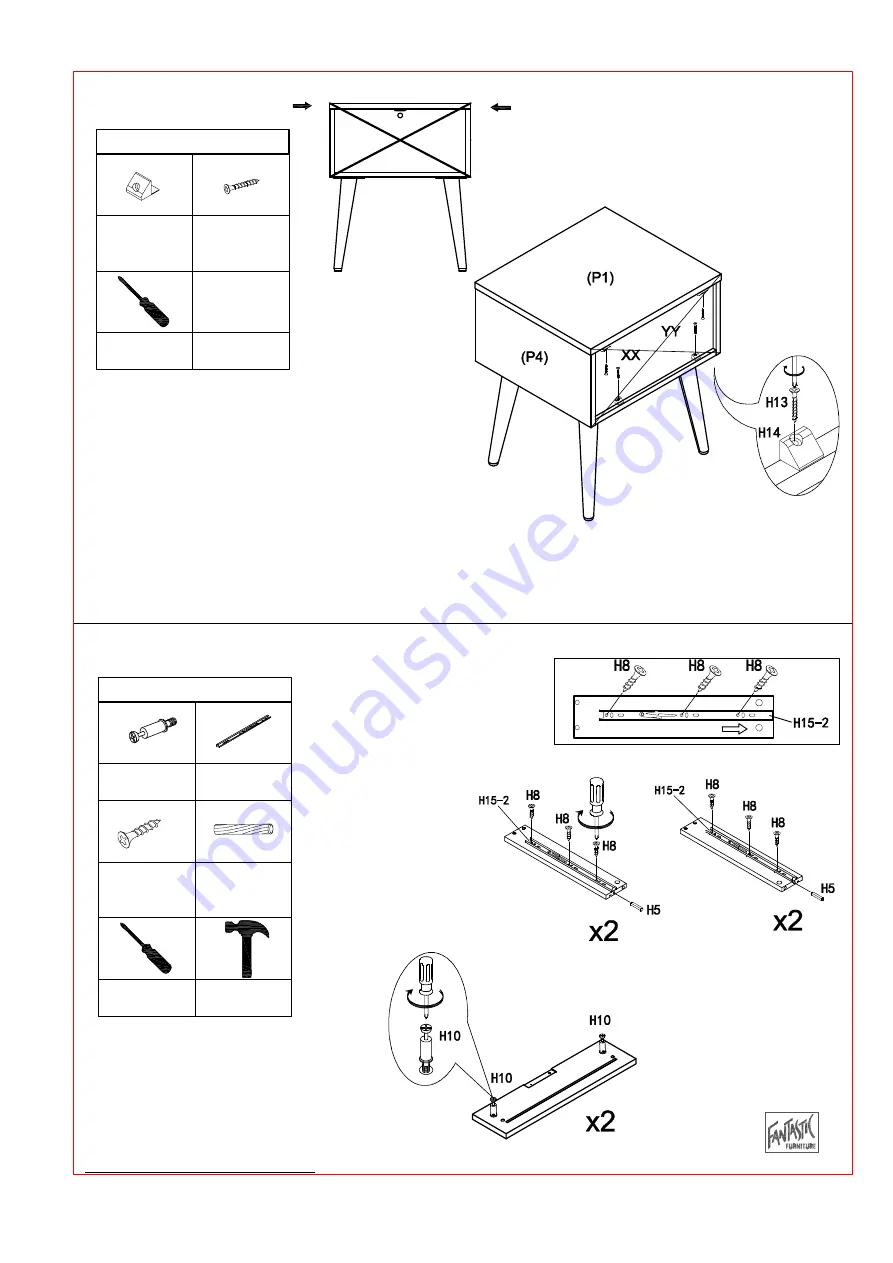 fantastic furniture MONACO Series Manual Download Page 9