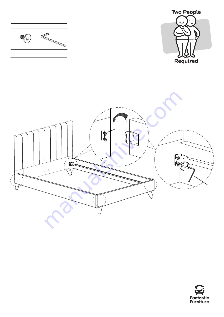 fantastic furniture Montana King Bed Manual Download Page 6