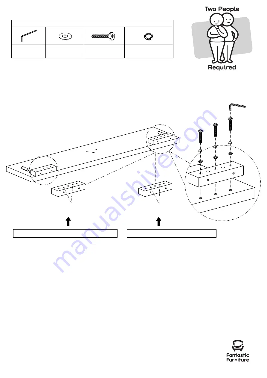 fantastic furniture Montana Queen Bed Assembly Instructions Manual Download Page 5