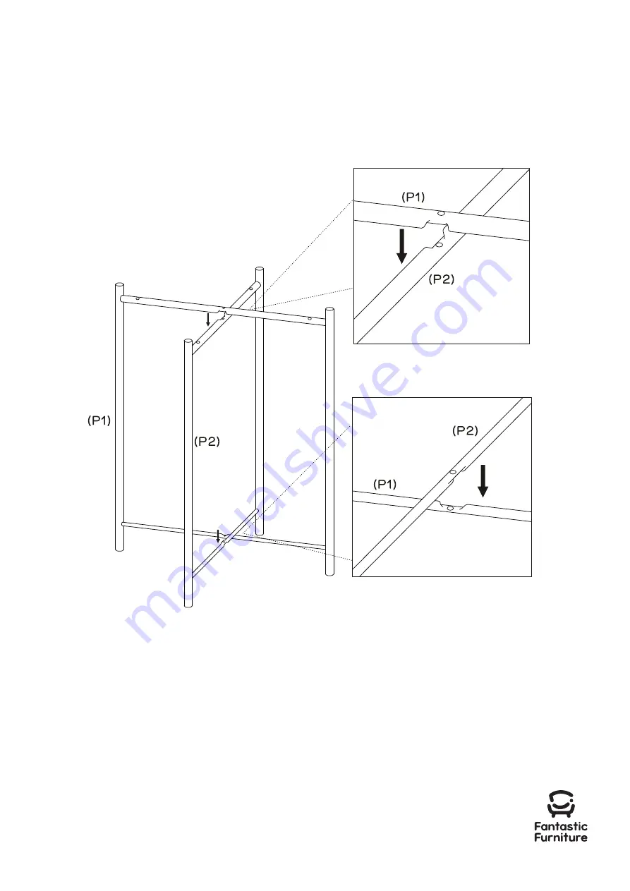 fantastic furniture Moulin Side Table Manual Download Page 5