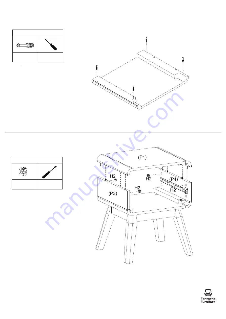 fantastic furniture Niva Bedside 1 Drawer Скачать руководство пользователя страница 10