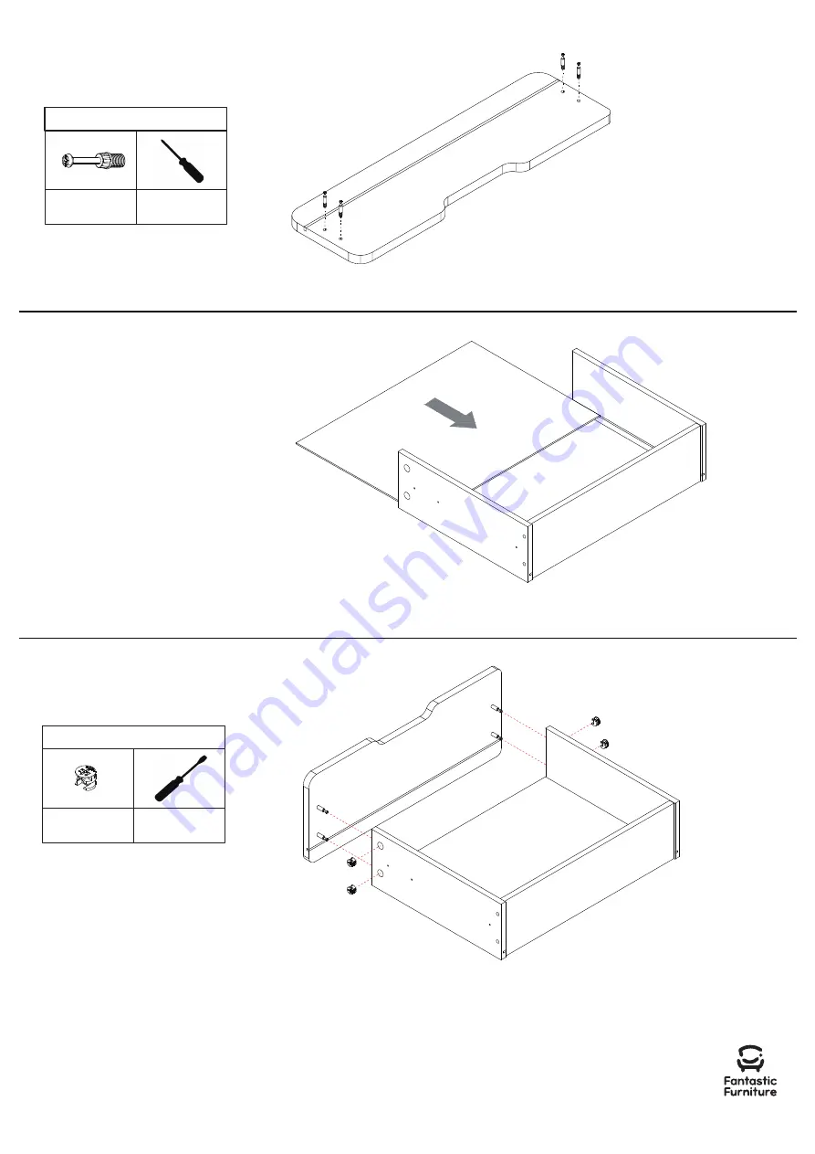 fantastic furniture Niva Bedside 1 Drawer Скачать руководство пользователя страница 12