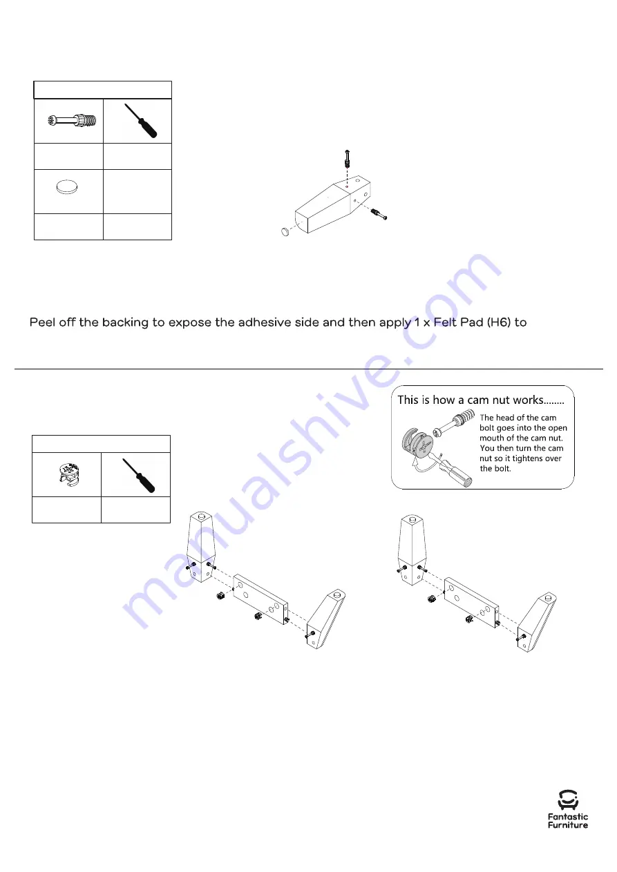 fantastic furniture NIVA Bookcase 1 Drawer Скачать руководство пользователя страница 7