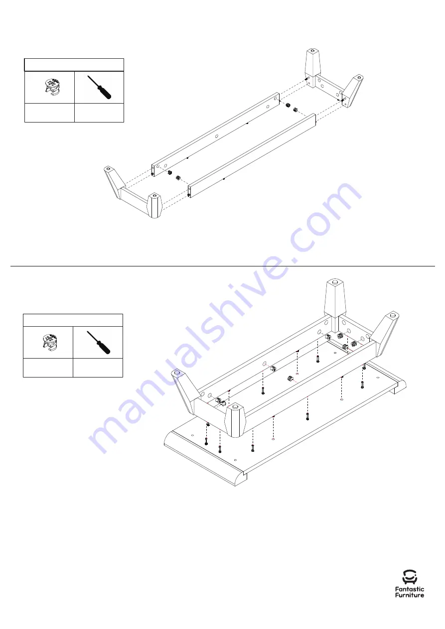 fantastic furniture NIVA Bookcase 1 Drawer Скачать руководство пользователя страница 8