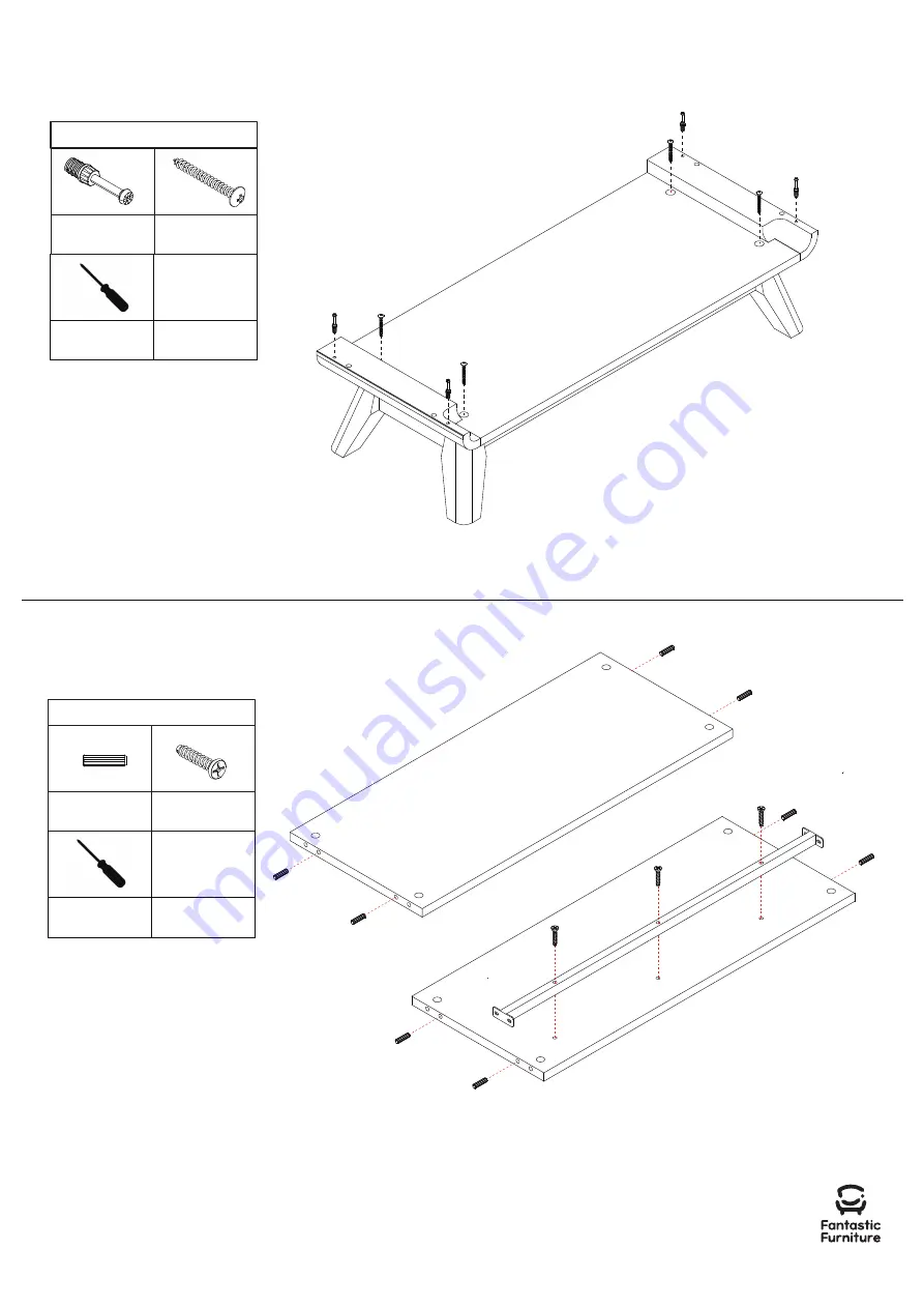 fantastic furniture NIVA Bookcase 1 Drawer Manual Download Page 9