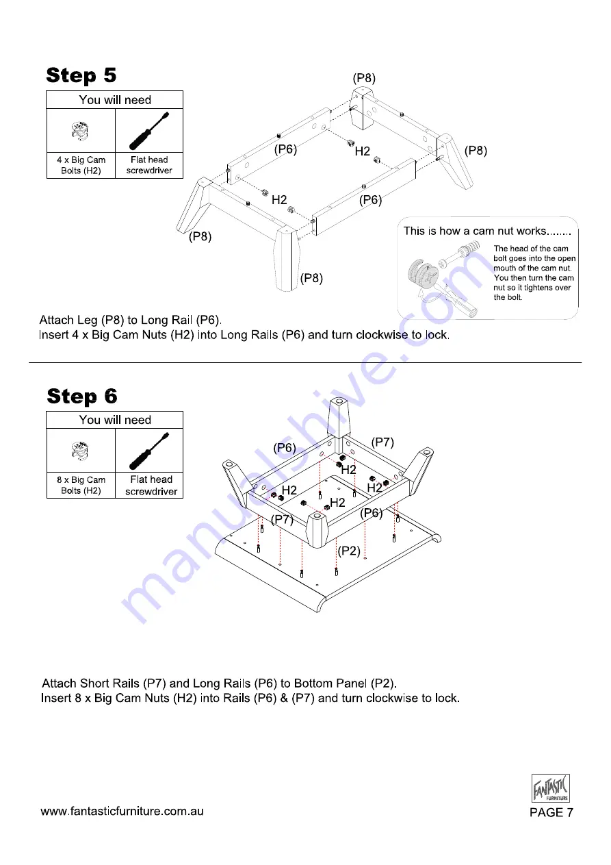 fantastic furniture NIVA Dresser Manual Download Page 29