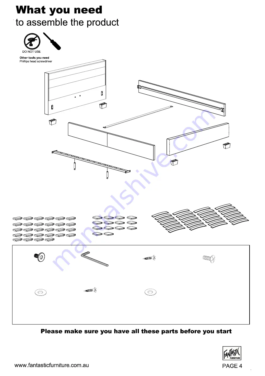 fantastic furniture NIVA Dresser Скачать руководство пользователя страница 42