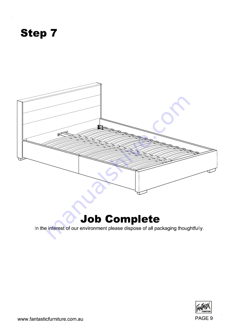 fantastic furniture NIVA Dresser Manual Download Page 47