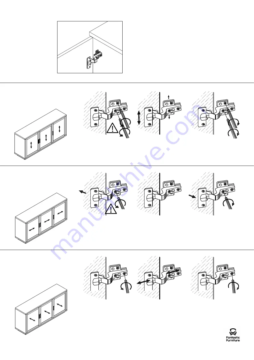 fantastic furniture Oasis Buffet Quick Start Manual Download Page 13