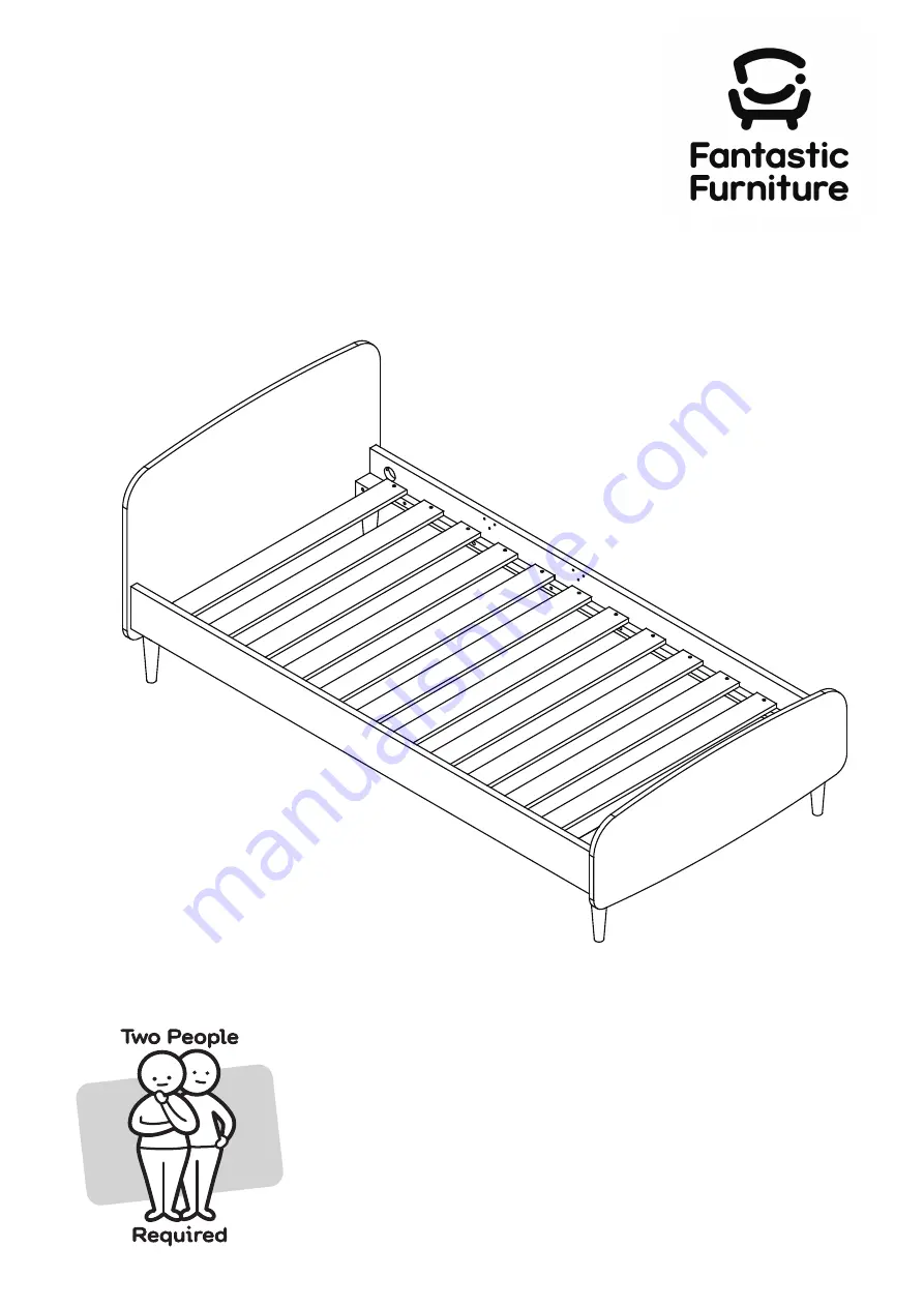 fantastic furniture Pod Bed Single Manual Download Page 1