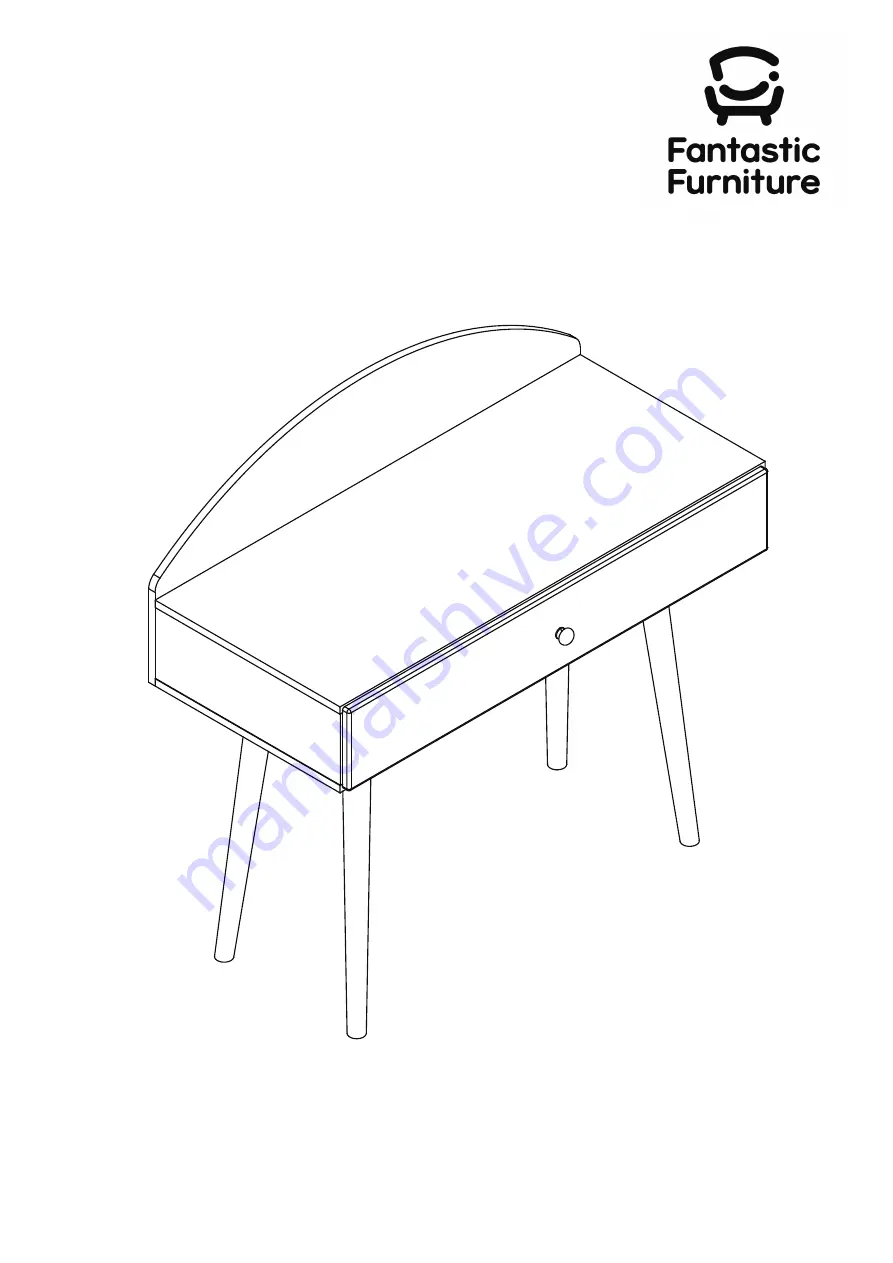 fantastic furniture Pod Desk Скачать руководство пользователя страница 1