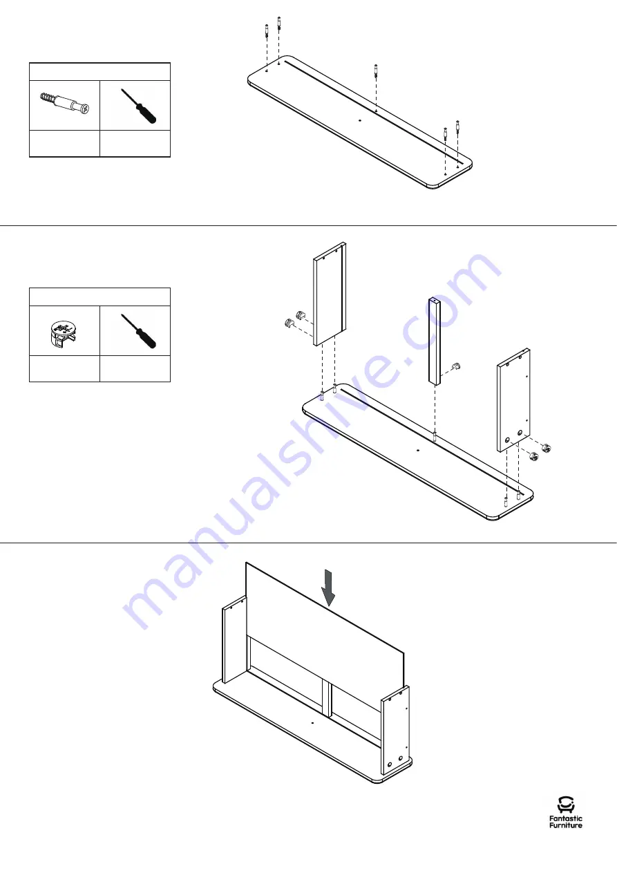 fantastic furniture Pod Lowboy 3 Drw Manual Download Page 10