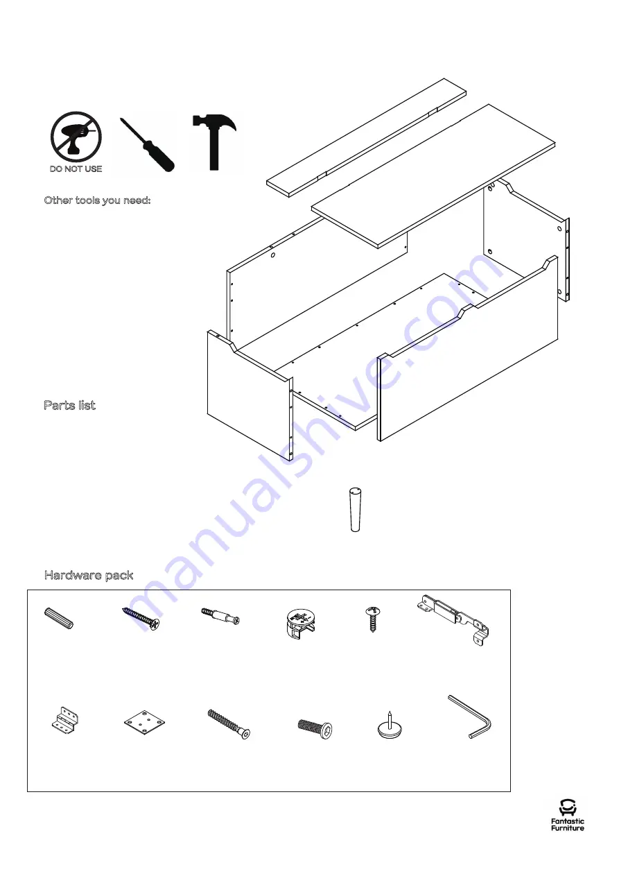 fantastic furniture Pod Storage Box Скачать руководство пользователя страница 4