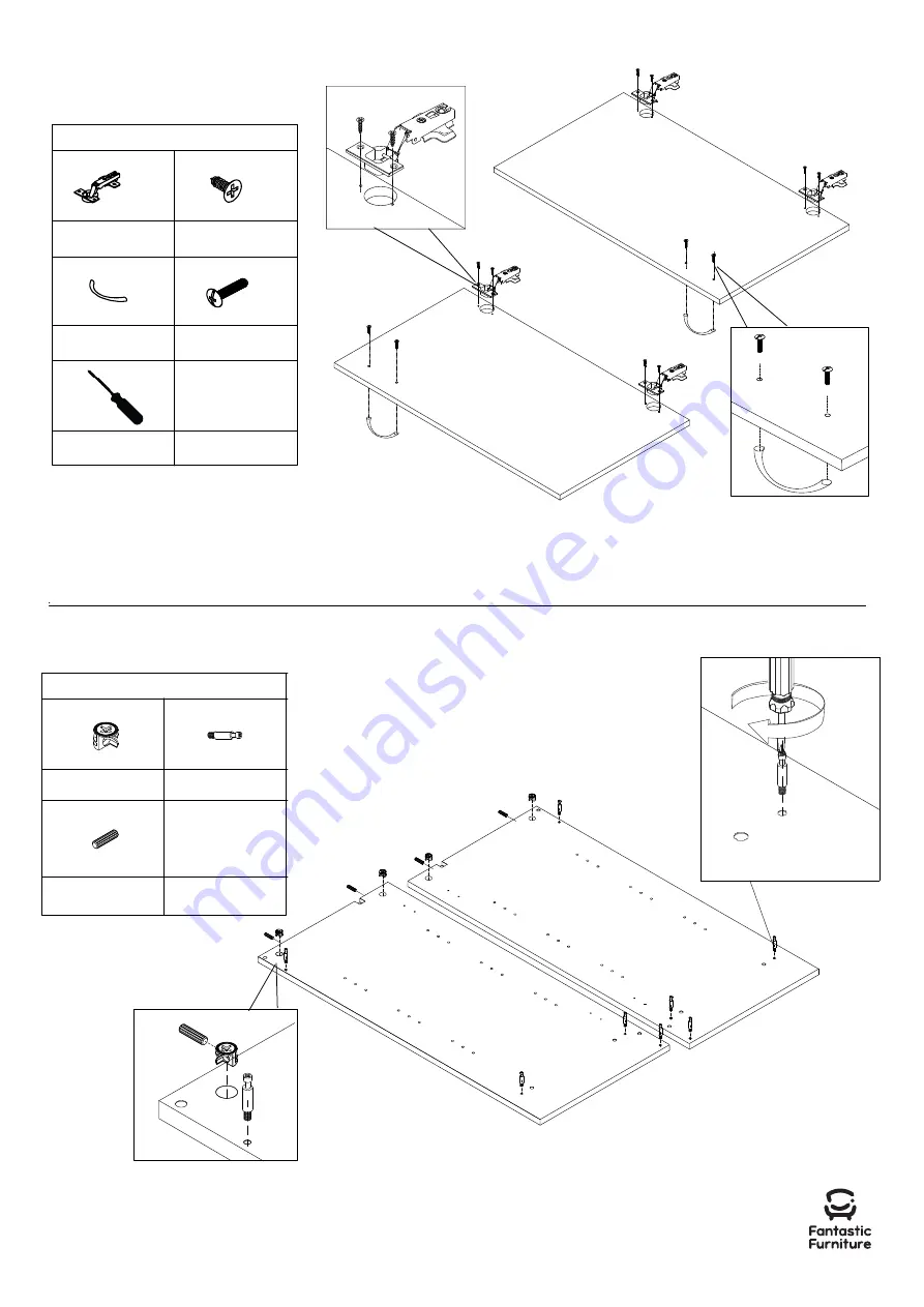 fantastic furniture REED CUPBOARD 2 DOOR BASE Manual Download Page 6