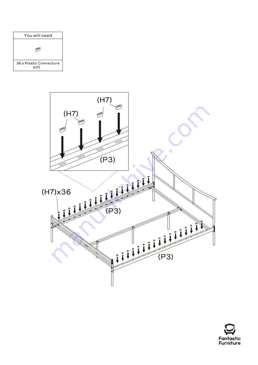 fantastic furniture Scout Bed Double Black Скачать руководство пользователя страница 10