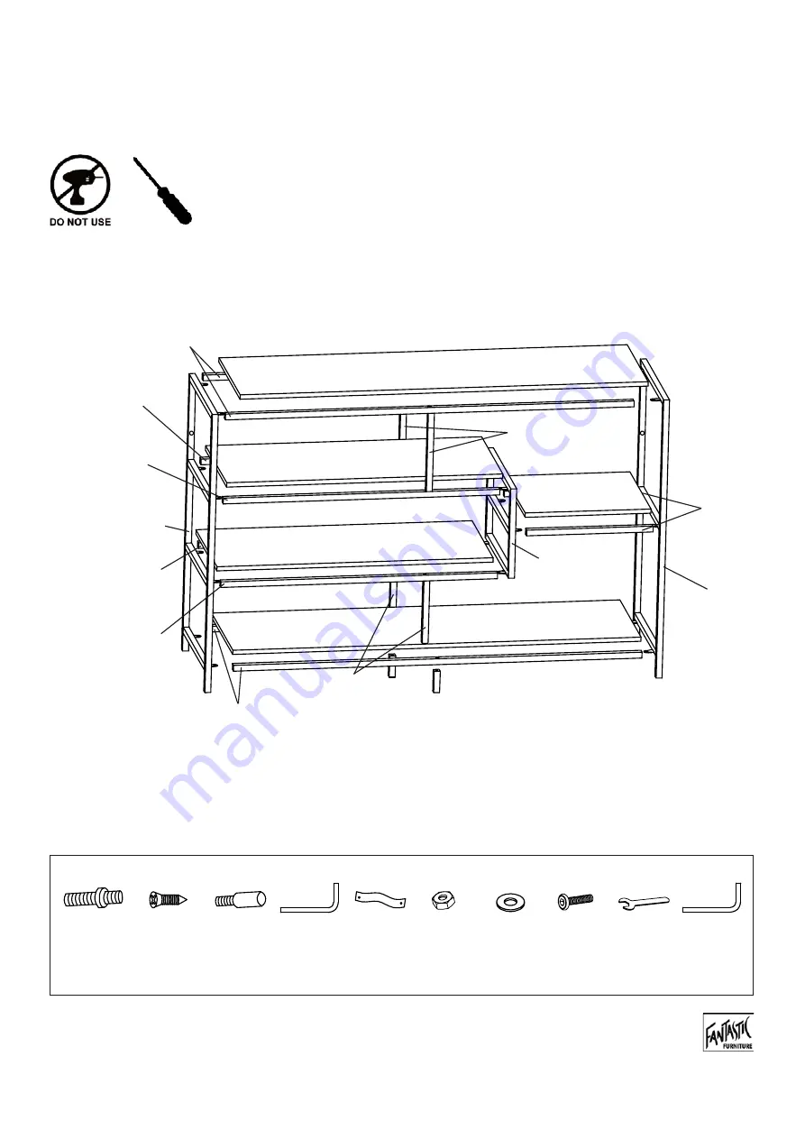 fantastic furniture Seaforth Bookcase Lowline Скачать руководство пользователя страница 4