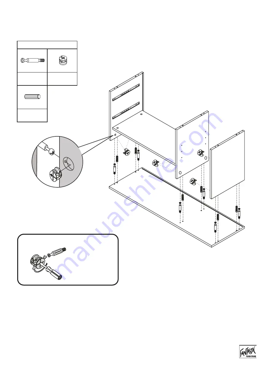 fantastic furniture Seaforth Buffet 2 Drawer Скачать руководство пользователя страница 10