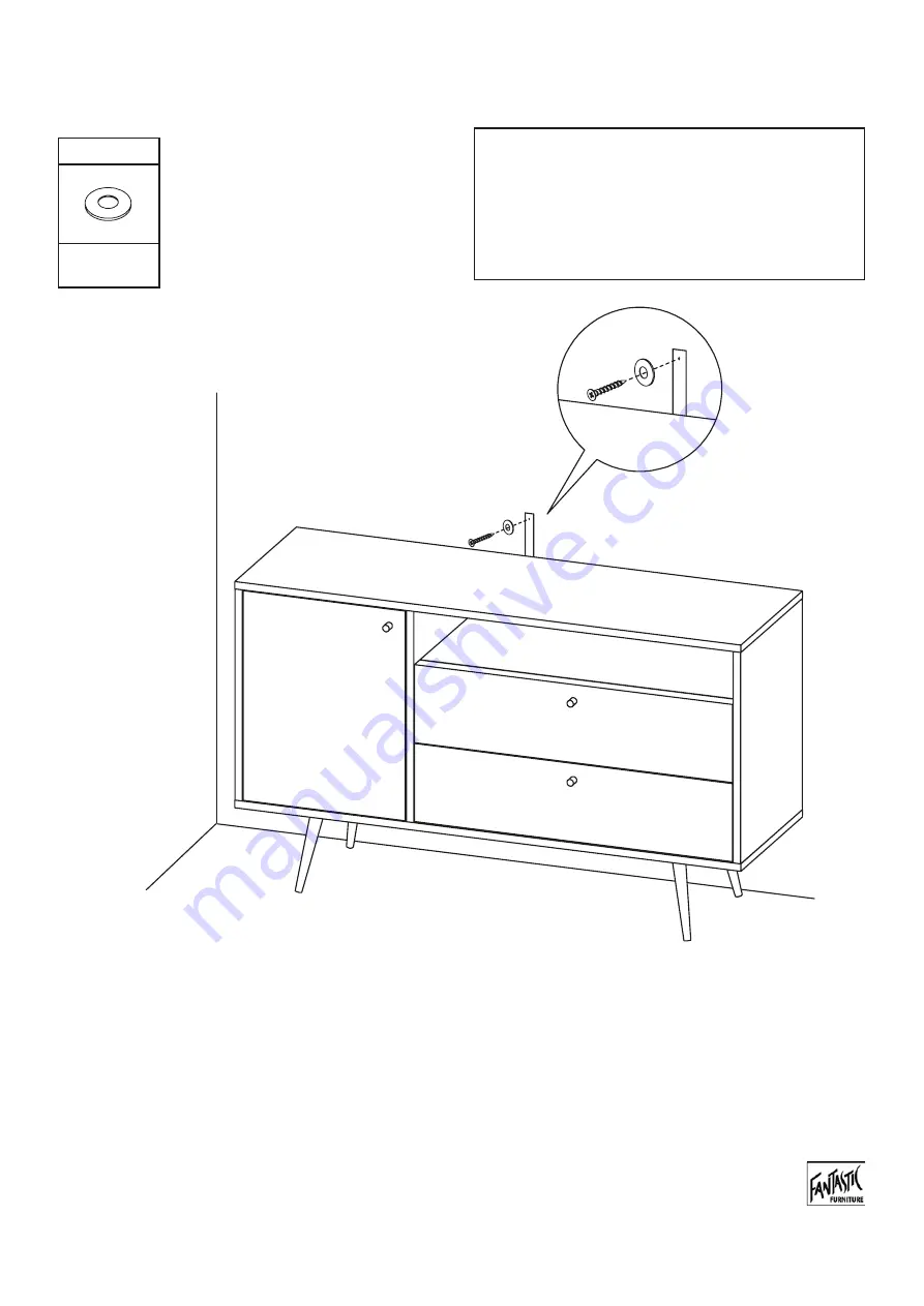 fantastic furniture Seaforth Buffet 2 Drawer Скачать руководство пользователя страница 16