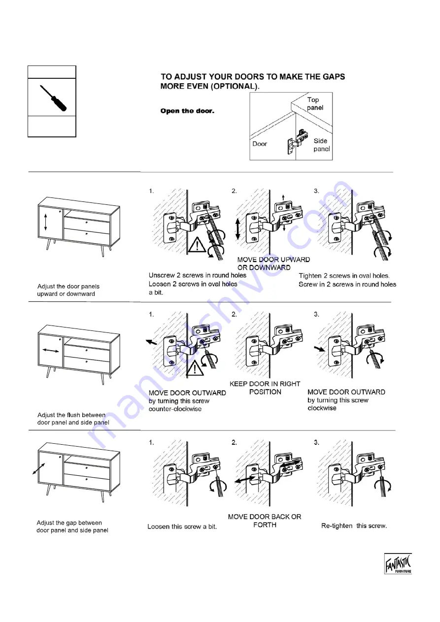 fantastic furniture Seaforth Buffet 2 Drawer Скачать руководство пользователя страница 17