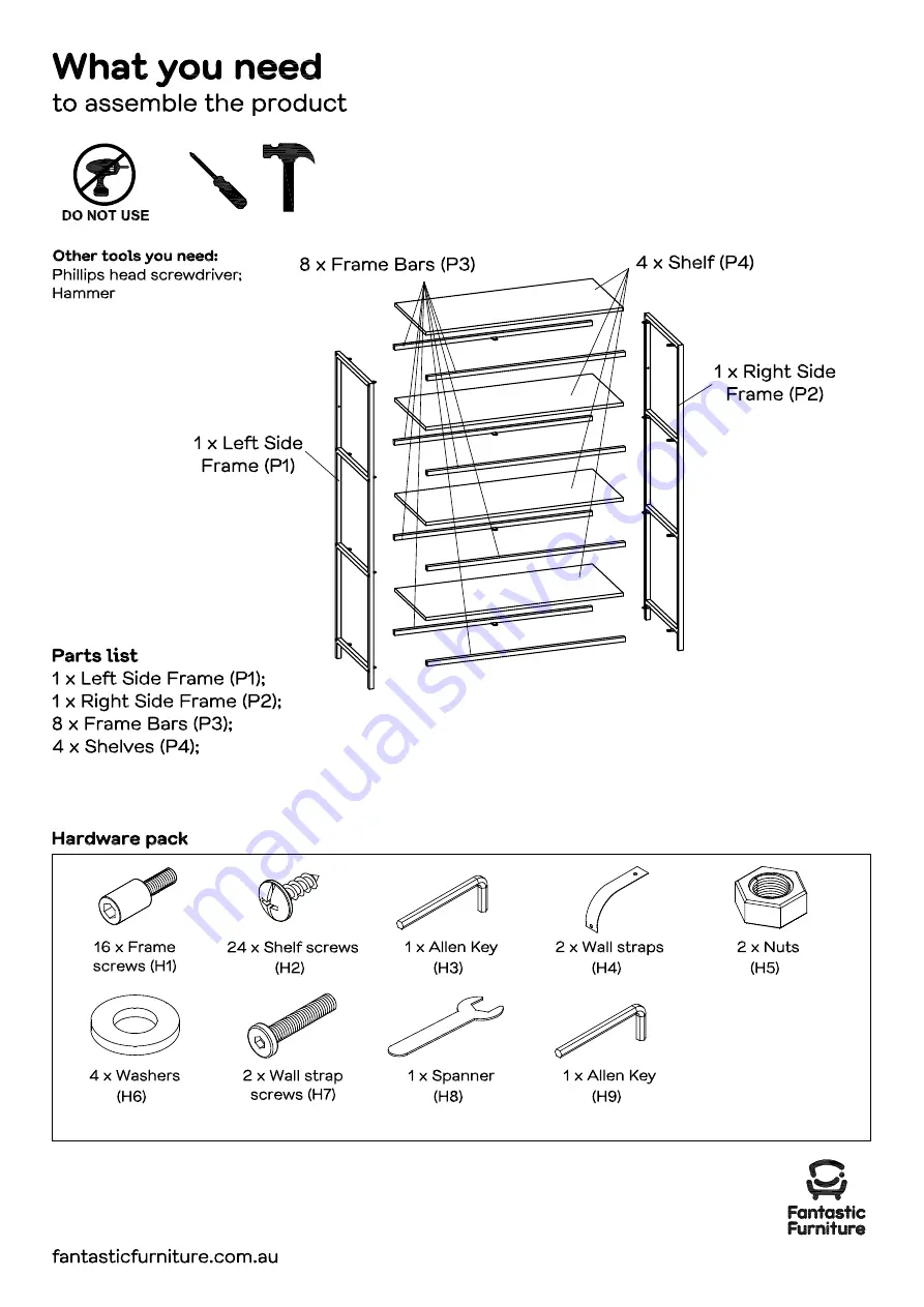 fantastic furniture Seaforth Скачать руководство пользователя страница 5