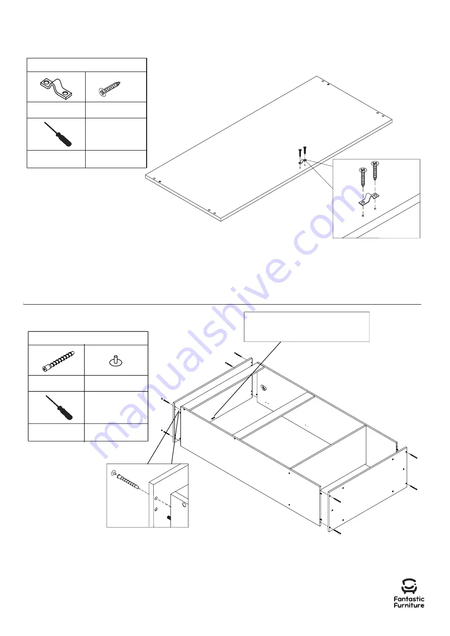 fantastic furniture Sonoma Robe 2 Door Manual Download Page 7