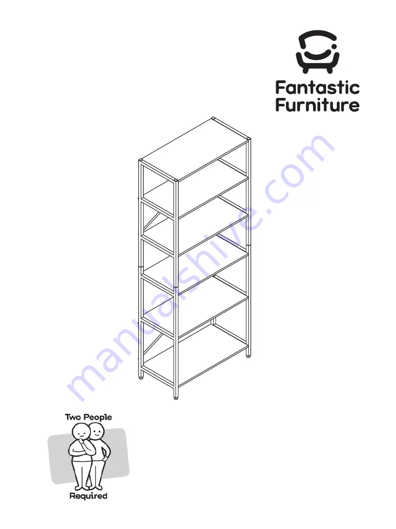 fantastic furniture Sonoma Utility 6 Shelf Скачать руководство пользователя страница 1