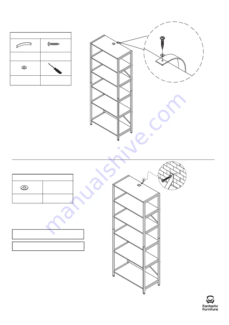 fantastic furniture Sonoma Utility 6 Shelf Скачать руководство пользователя страница 7