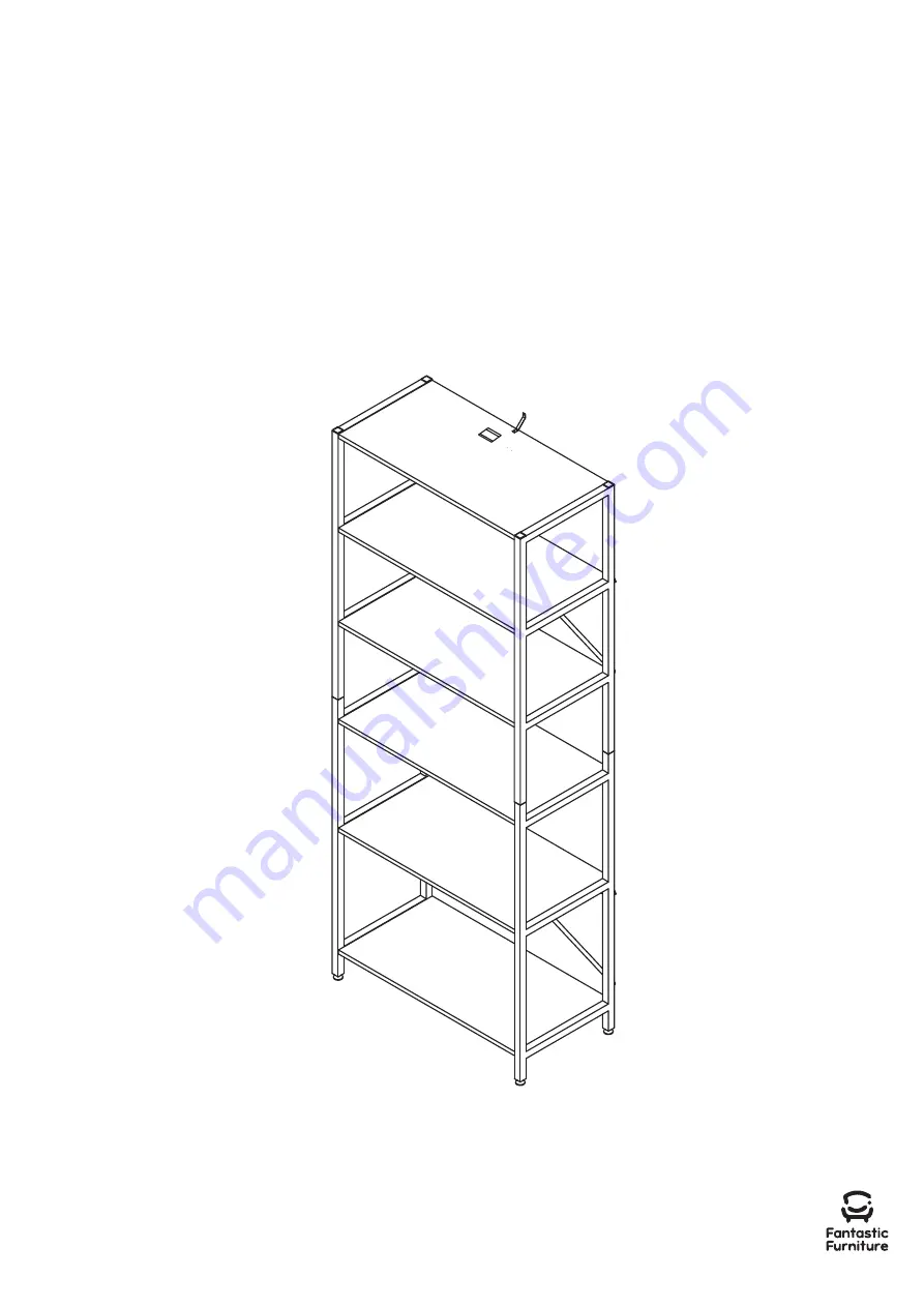 fantastic furniture Sonoma Utility 6 Shelf Скачать руководство пользователя страница 8