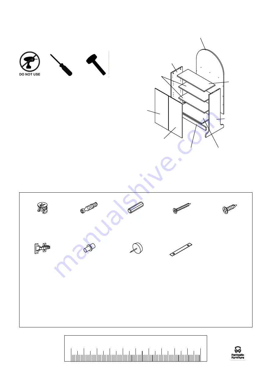 fantastic furniture STAR WARS CUPBOARD RD D2 Скачать руководство пользователя страница 4