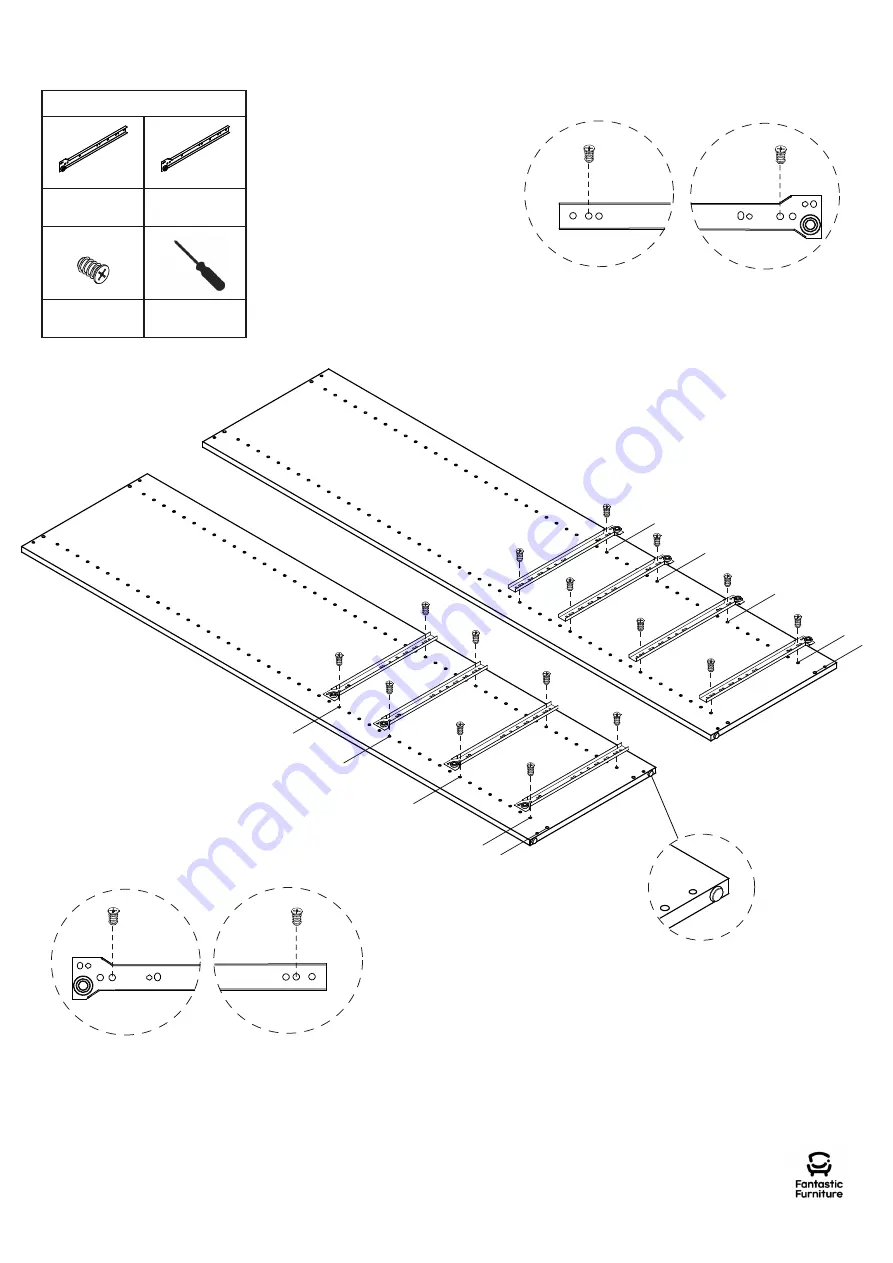 fantastic furniture Tailor Utility 4 Drawer 3 Shelf Скачать руководство пользователя страница 6