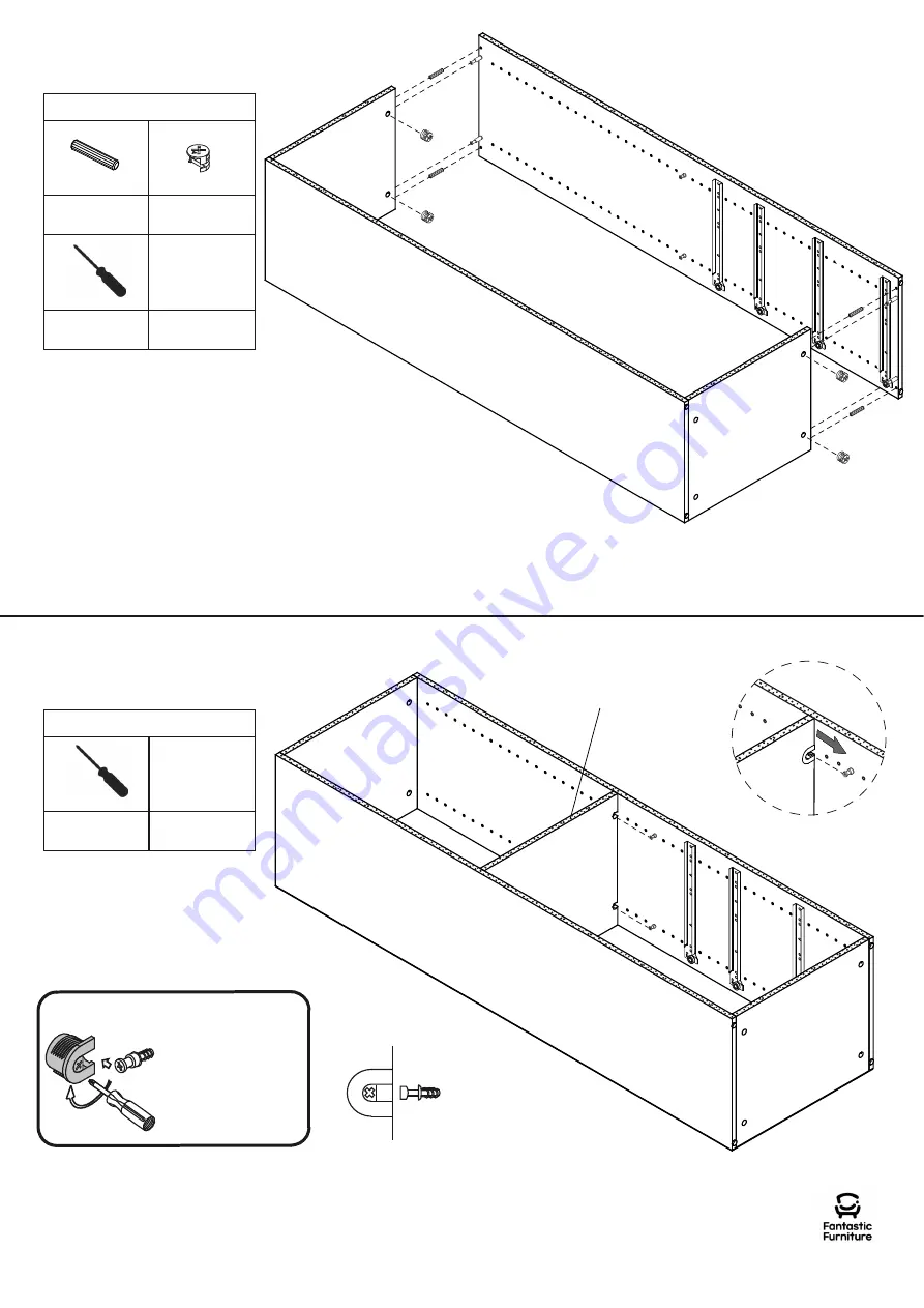 fantastic furniture Tailor Utility 4 Drawer 3 Shelf Скачать руководство пользователя страница 8