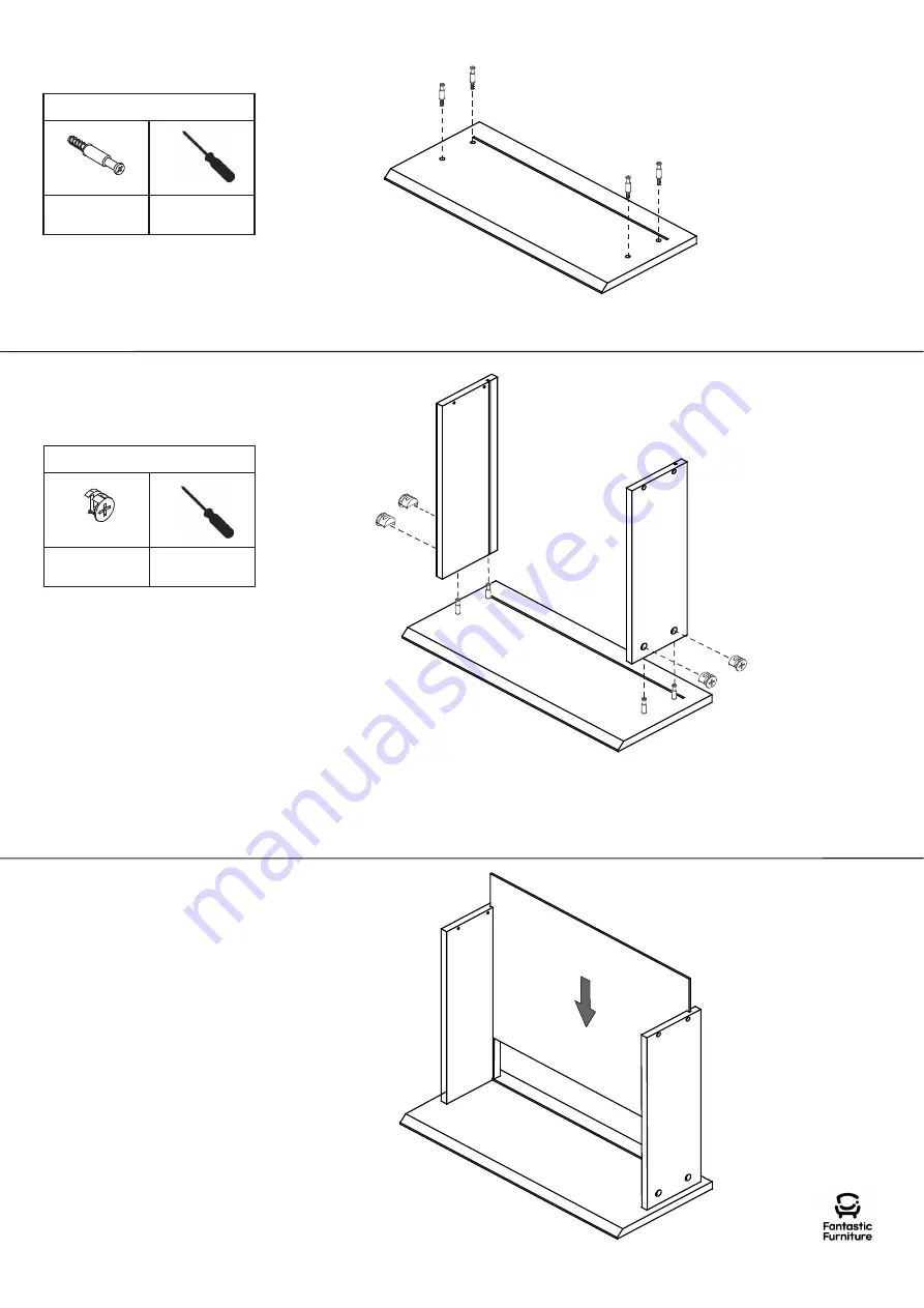 fantastic furniture Tailor Utility 4 Drawer 3 Shelf Manual Download Page 12