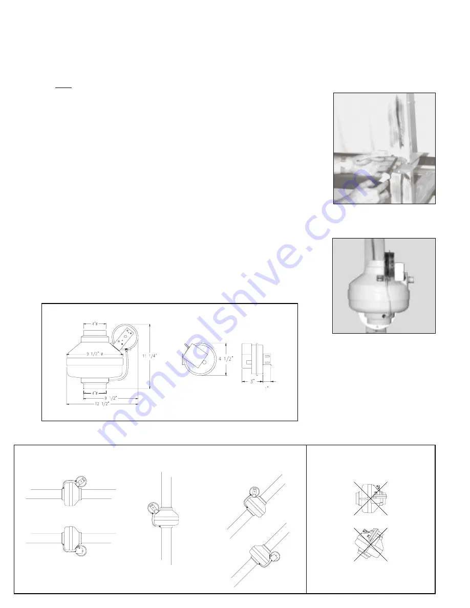 Fantech DBF110 Installation Instructions Download Page 2