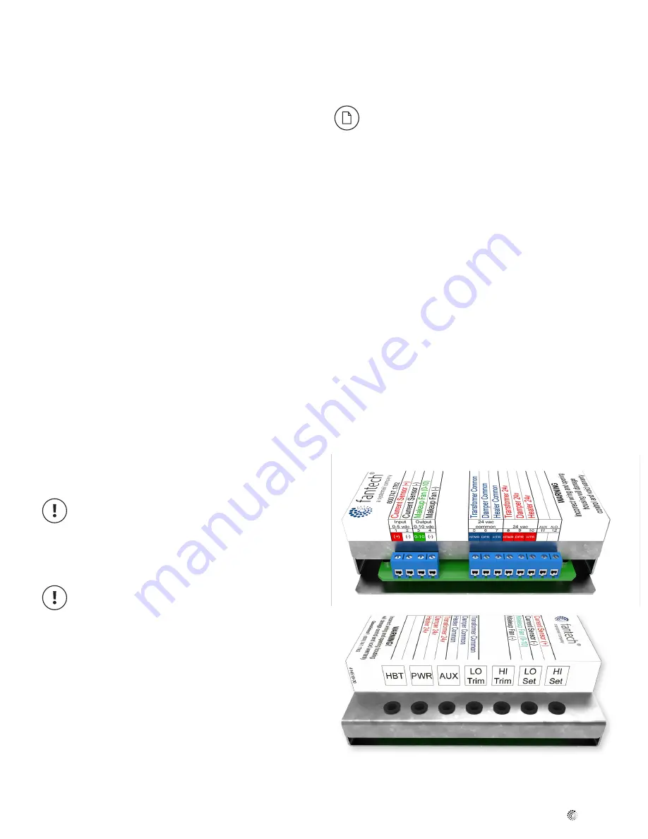 Fantech MUAS 1600 Скачать руководство пользователя страница 7